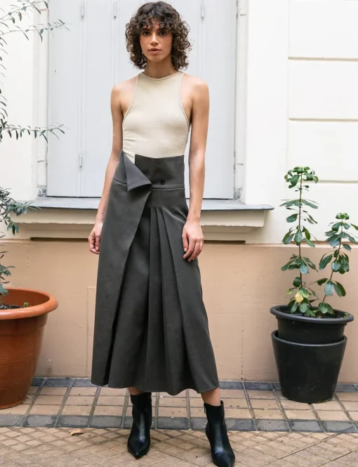 Anais Pleated Skirt