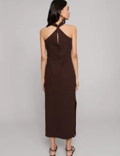 Attica Linen Gold Cuff Dress-BESTSELLER