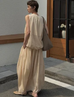 Beige Cocoon Top-PREORDER