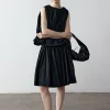 Black Aline Puff Skirt-PREORDER