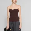 Cass Sweetheart Knit In Chocolate-BESTSELLER