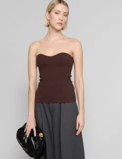 Cass Sweetheart Knit In Chocolate-BESTSELLER