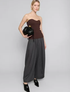 Cass Sweetheart Knit In Chocolate-BESTSELLER
