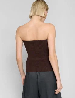 Cass Sweetheart Knit In Chocolate-BESTSELLER