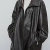 Coffee Brown Leather Jacket- BESTSELLER