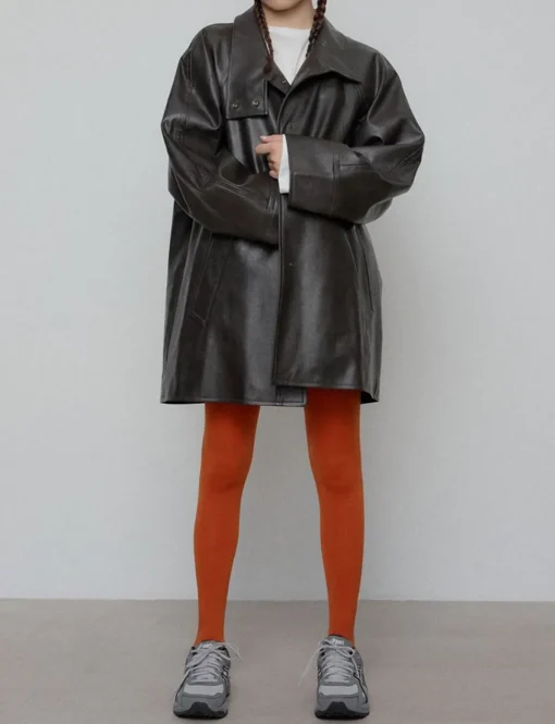 Coffee Brown Leather Jacket- BESTSELLER