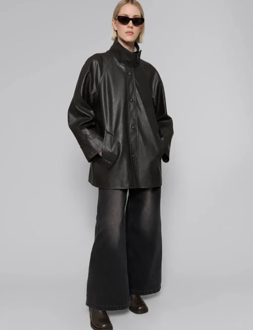 Coffee Brown Leather Jacket- BESTSELLER