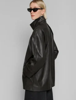 Coffee Brown Leather Jacket- BESTSELLER