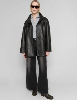 Coffee Brown Leather Jacket- BESTSELLER