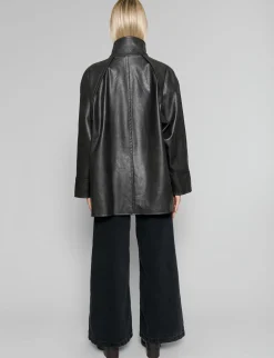 Coffee Brown Leather Jacket- BESTSELLER