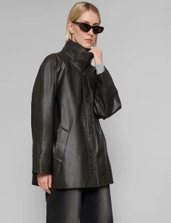 Coffee Brown Leather Jacket- BESTSELLER