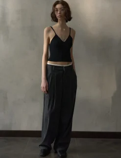 Contrast Waist Trousers