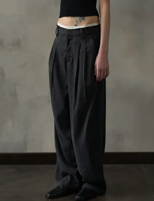 Contrast Waist Trousers