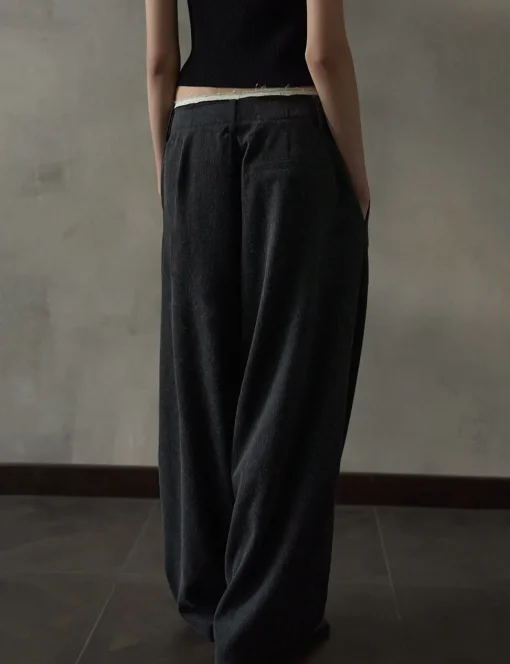 Contrast Waist Trousers