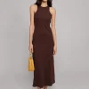 Delilah Cotton Ribbed Tank Dress