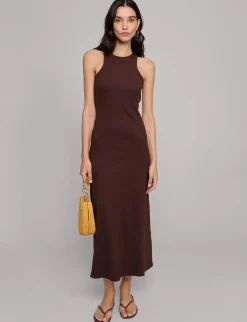Delilah Cotton Ribbed Tank Dress
