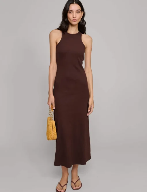 Delilah Cotton Ribbed Tank Dress
