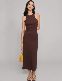 Delilah Cotton Ribbed Tank Dress