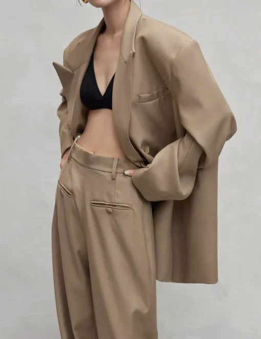 Double Breasted Oversized Blazer