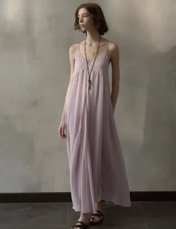 Dusty Pink Layered Dress