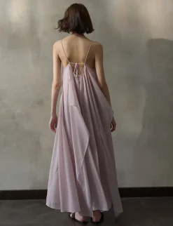 Dusty Pink Layered Dress