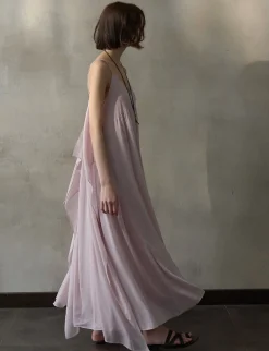 Dusty Pink Layered Dress
