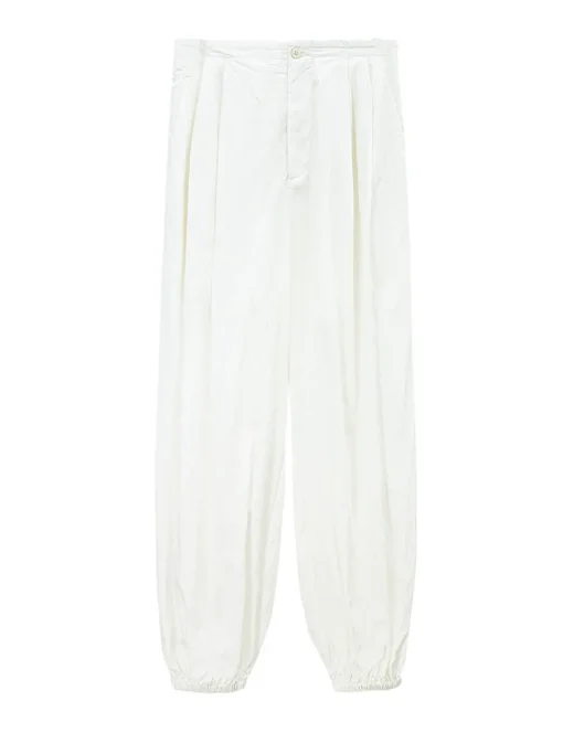 Ella White Parachute Pants-PREORDER