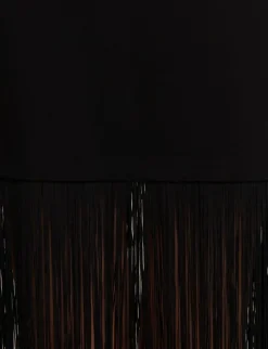 Fringe Cotton Tee Dress