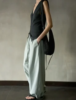 Grey Parachute Pants