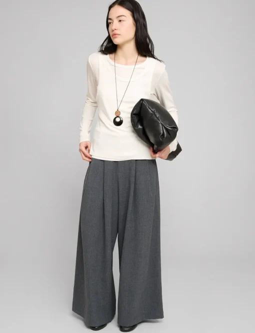 Ivory Double Layered Top
