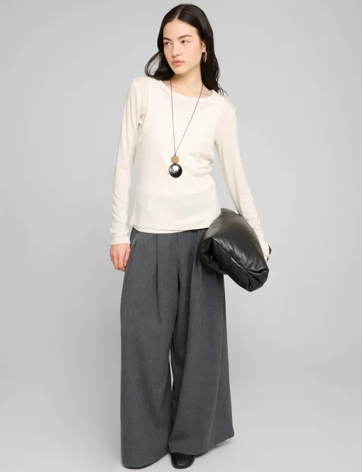 Ivory Double Layered Top