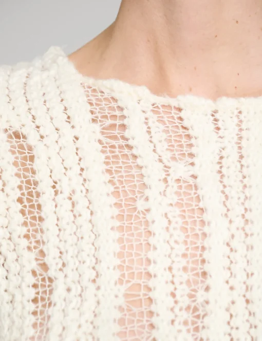 Ivory Fisherman Sweater