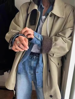 Khaki Corduroy Country Jacket-BESTSELLER