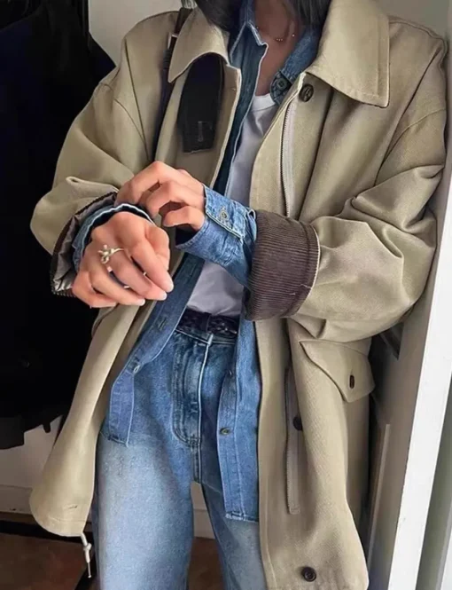 Khaki Corduroy Country Jacket-BESTSELLER