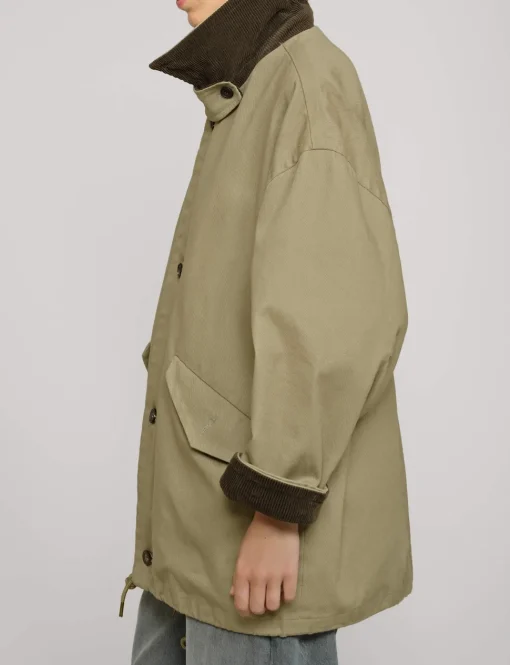 Khaki Corduroy Country Jacket-BESTSELLER