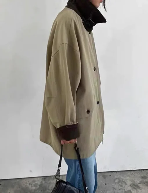 Khaki Corduroy Country Jacket-BESTSELLER