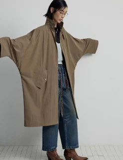 Khaki Oversized Jacket-BESTSELLER