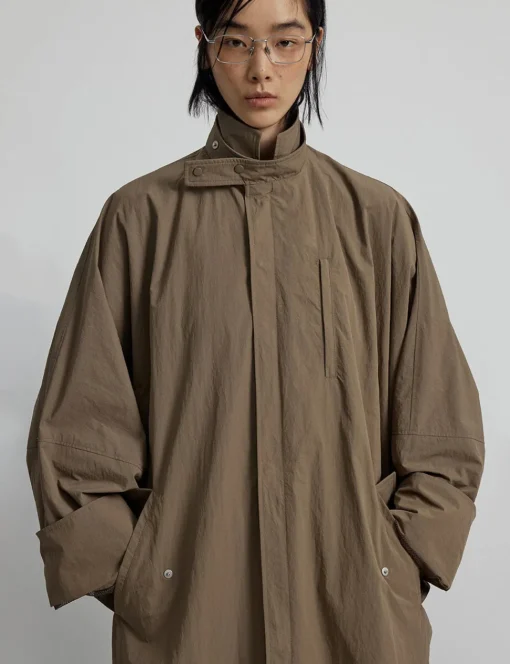 Khaki Oversized Jacket-BESTSELLER