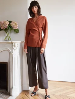 Lou Asymmetric Knit Top