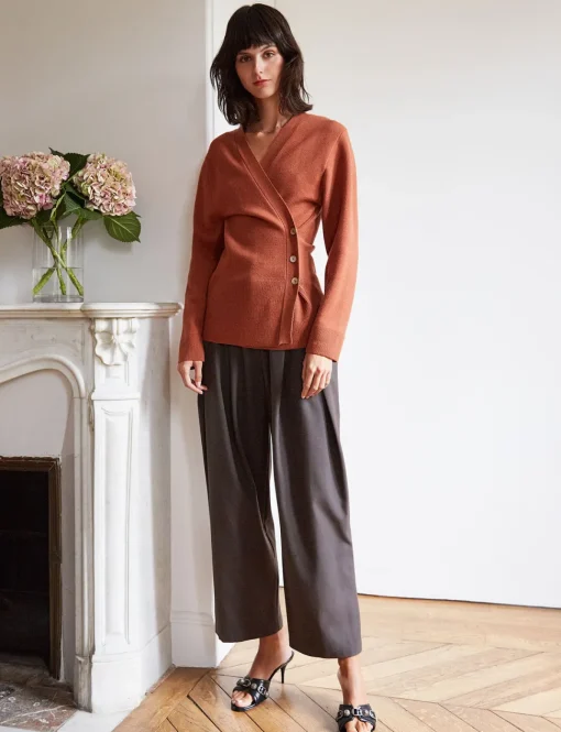 Lou Asymmetric Knit Top