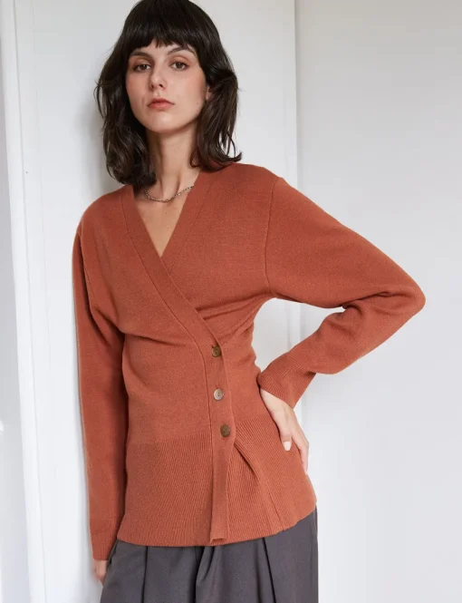 Lou Asymmetric Knit Top