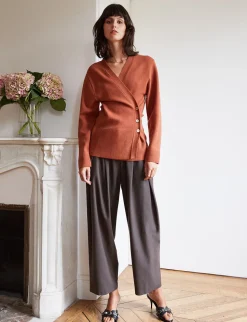 Lou Asymmetric Knit Top