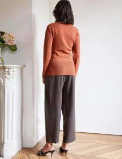 Lou Asymmetric Knit Top