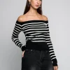 Marcel Stripe Off The Shoulder Top