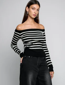 Marcel Stripe Off The Shoulder Top