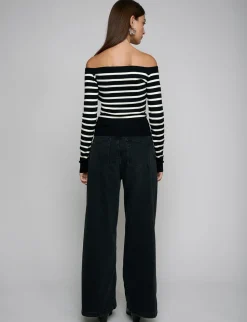 Marcel Stripe Off The Shoulder Top