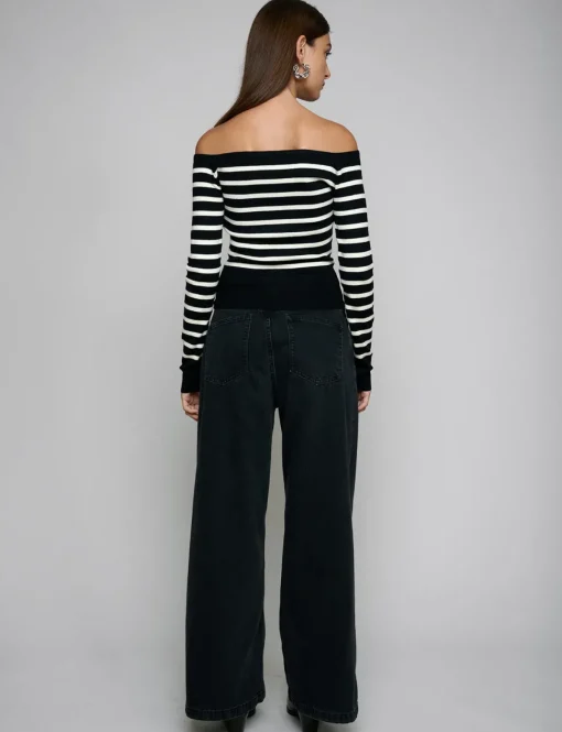 Marcel Stripe Off The Shoulder Top