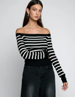 Marcel Stripe Off The Shoulder Top