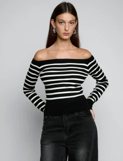 Marcel Stripe Off The Shoulder Top