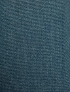 Maxi Belt-Tie Denim Skirt